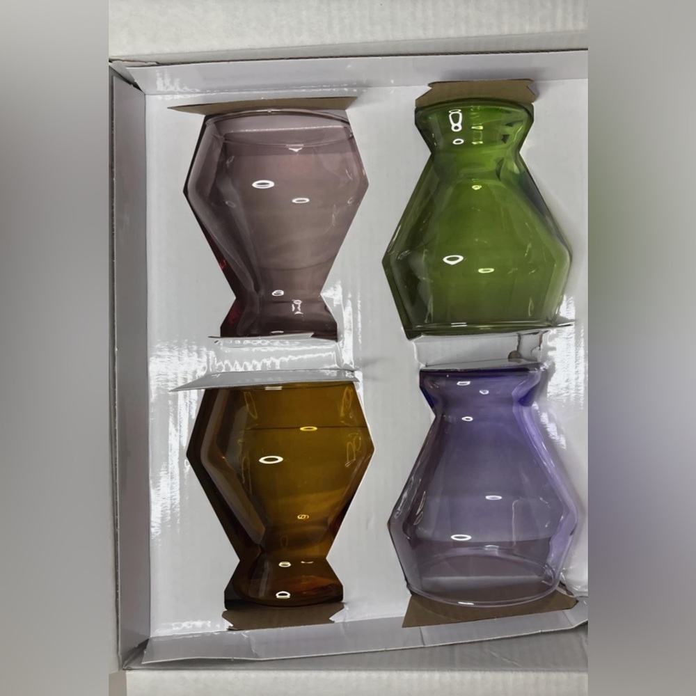 Glass Ware - Elegant White Drinkware Set
